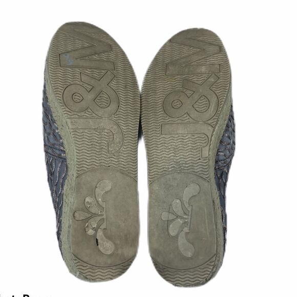 Joy and Mario Metallic Espadrilles Size 7W - Picture 7 of 8